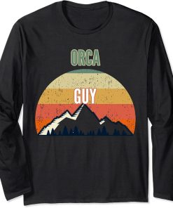 Orca Gift for Men, Orca Guy Long Sleeve T-Shirt